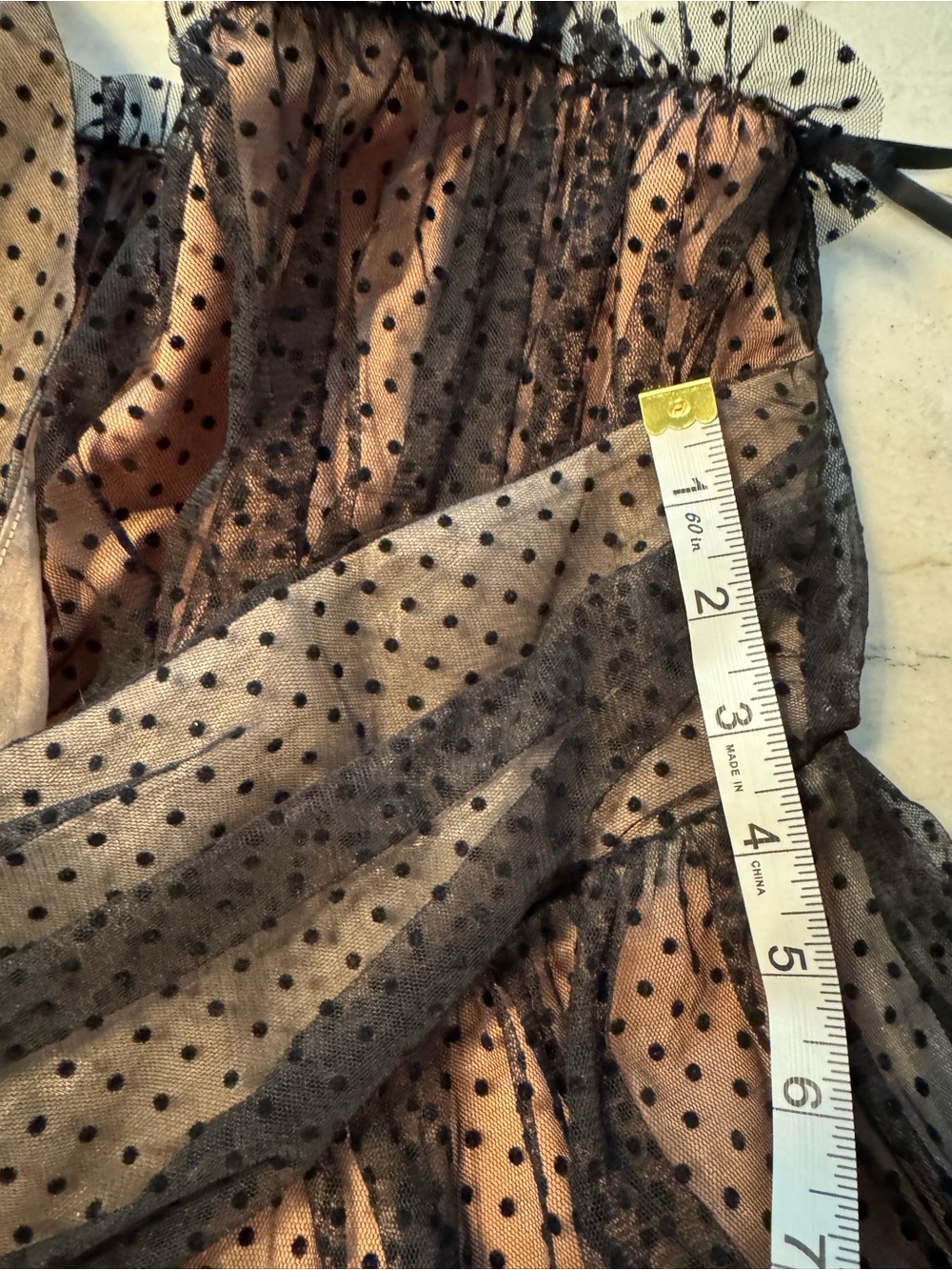 NWT Anthropologie Tulle Dot Maxi Dress - Picture 16 of 16
